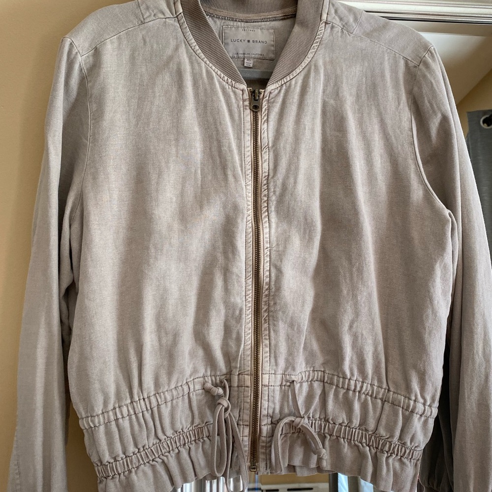 LuckyBrand Cotton Bomber Jacket